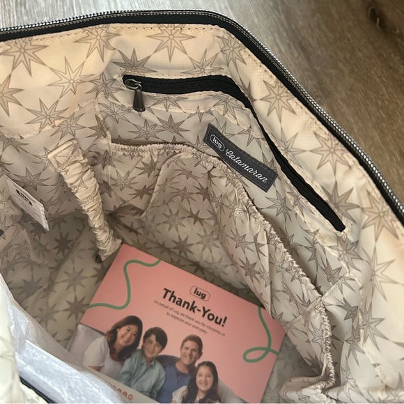 NWT Lug Catamaran Black Tote Bag Crossbody Purse - Picture 7 of 8